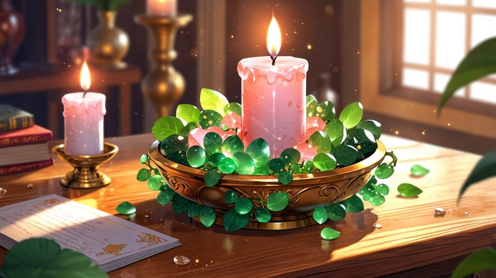 Taurus ritual altar